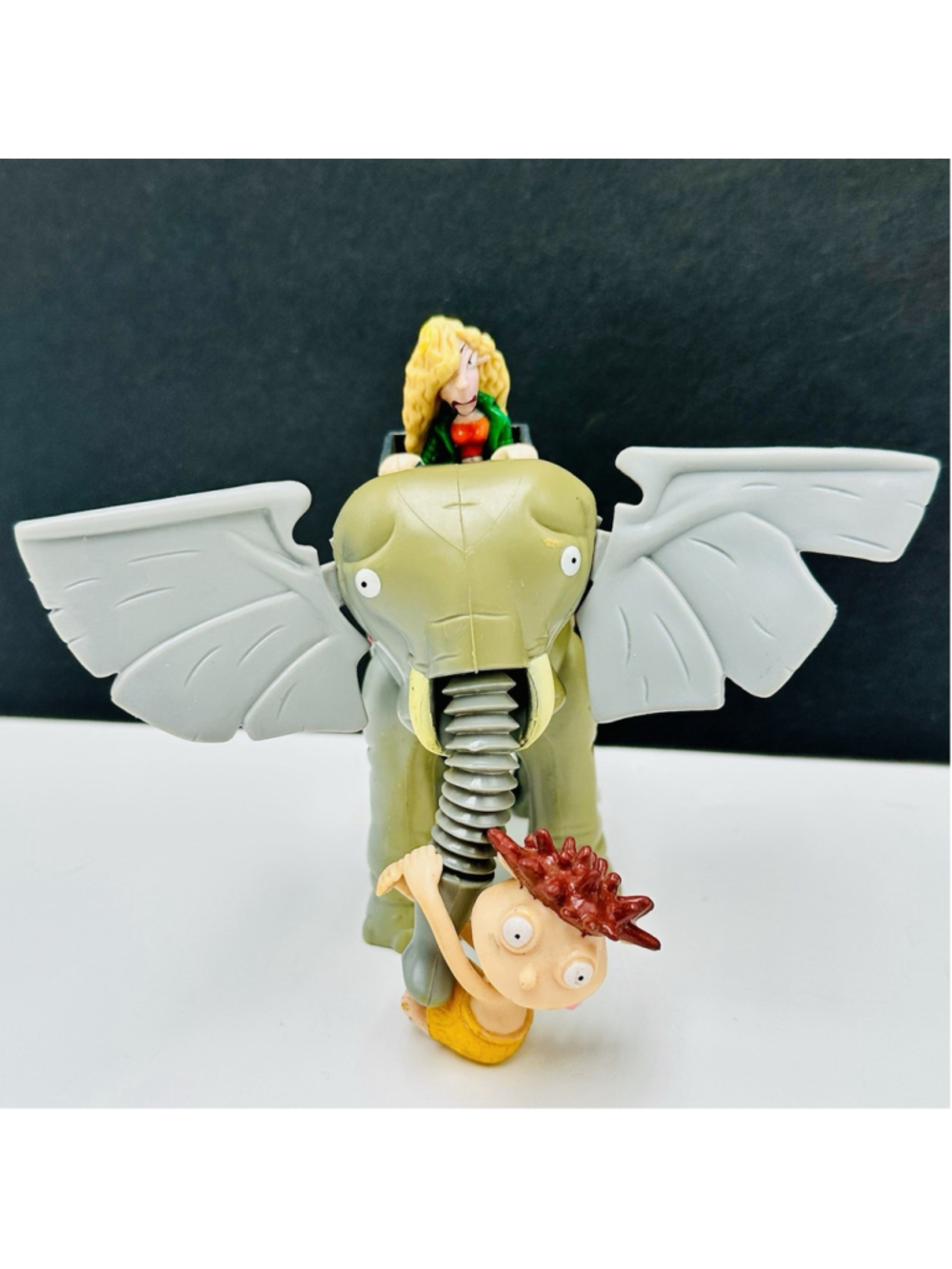 Burger King Wild Thornberrys Debbie Riding Elephant & Donnie Finger Hugger Y2K